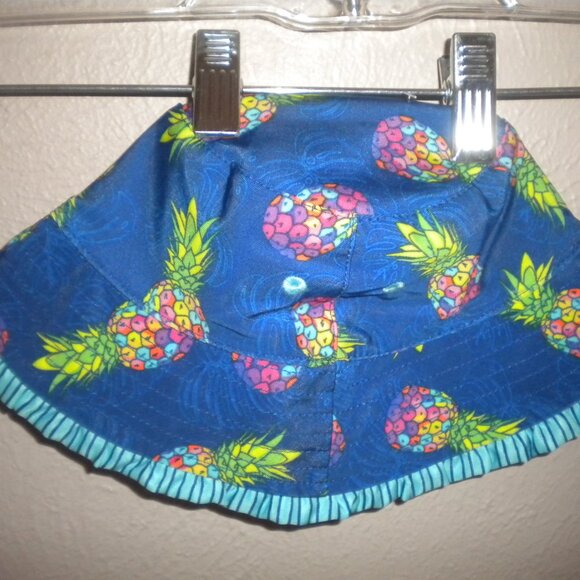 UV Skinz Girls Toddler Size 2T Blue Pineapple 3 Piece Swimwear Set Swimsuit NWT - Picture 3 of 5